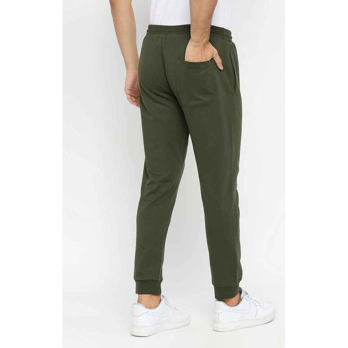 Underjeans by Spykar Premium Trackpant | Olive | M