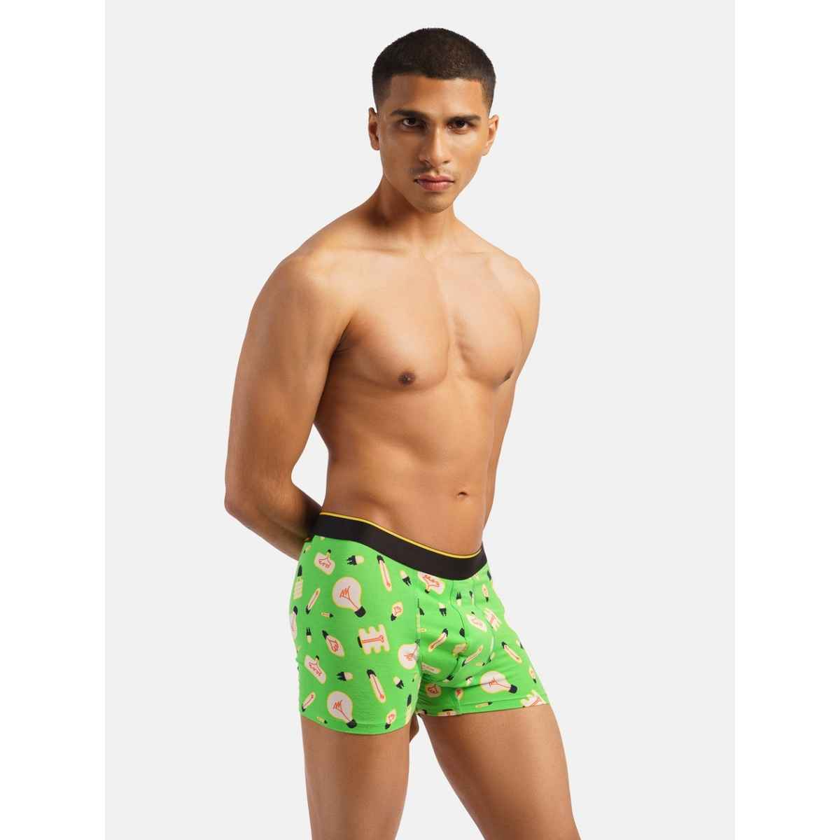 Bummer Men's Printed Micro Modal Trunk Underwear - L