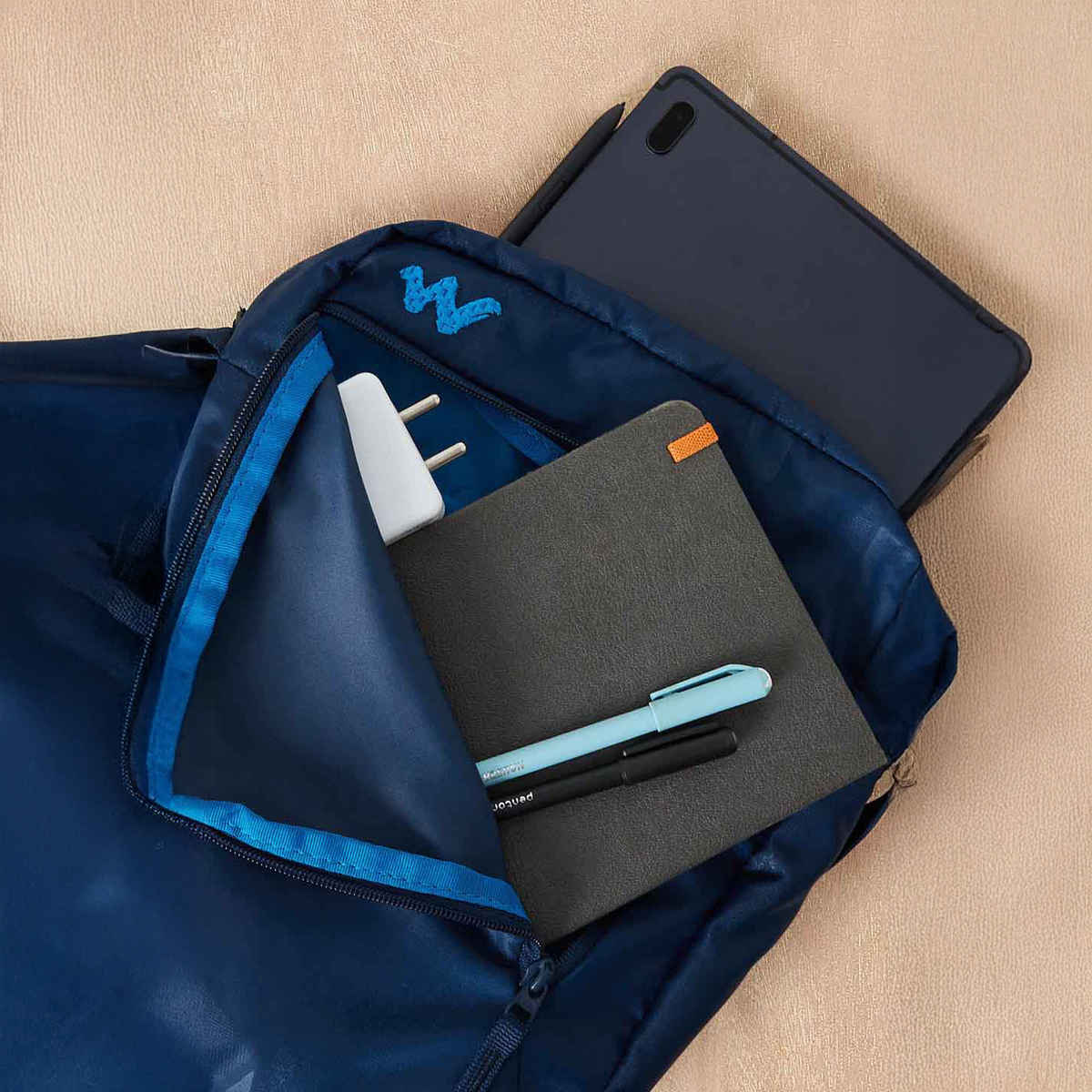 Wildcraft Unisex Polyester 7.5 L Sling Bag | Blue - Free Size