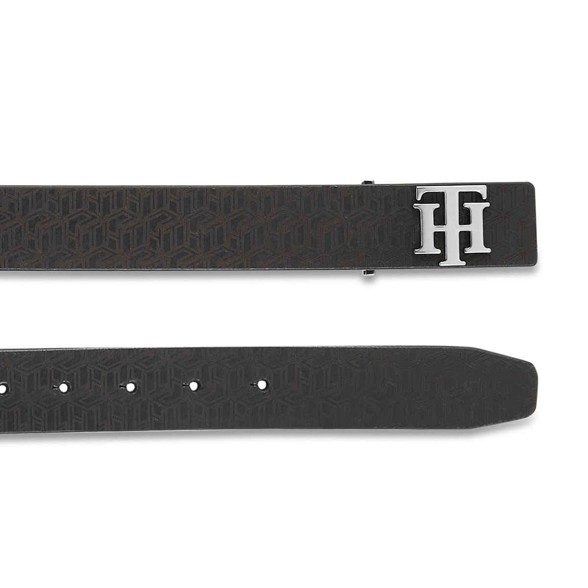 Tommy Hilfiger Men's Leather Belt | Black | 40 Inches