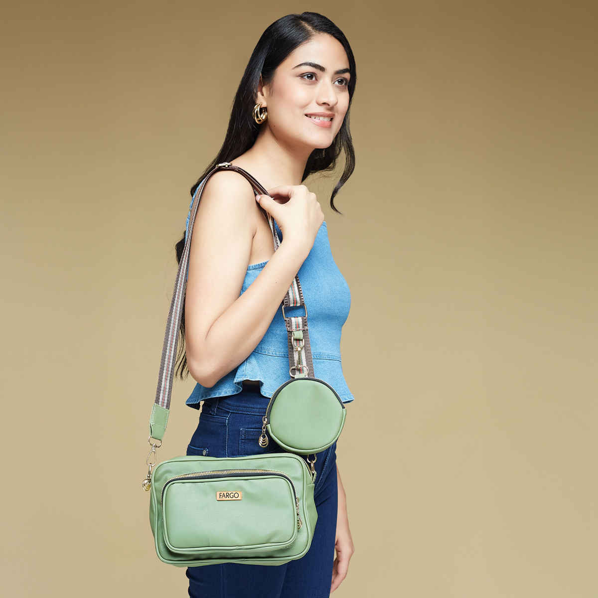 Fargo Women's Stylish Sling Bag | Green