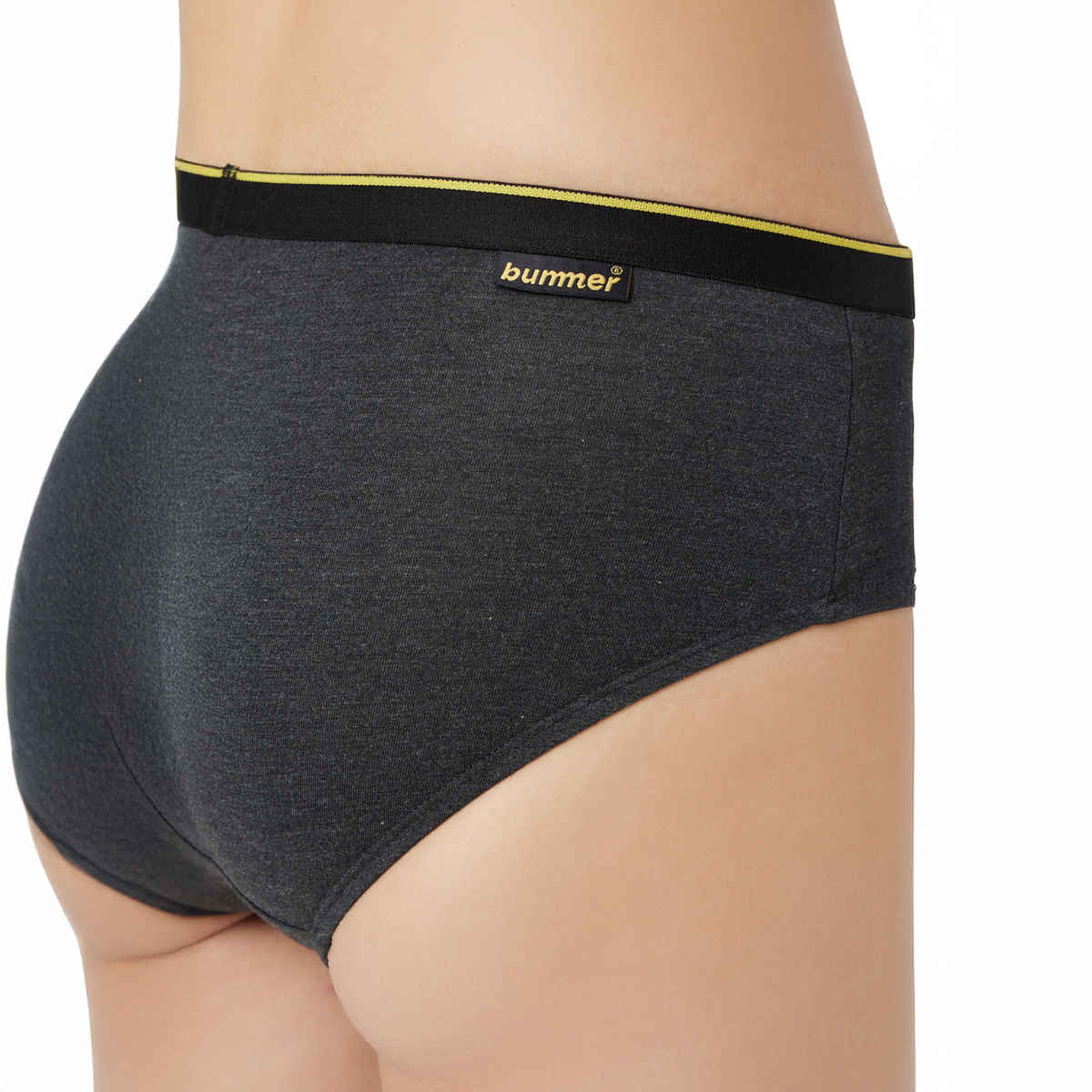 Bummer Women's Hipster Panty | Charcoal Melange - S