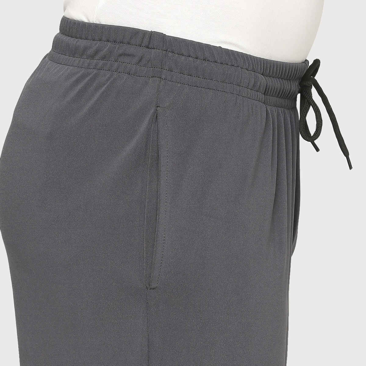 PlayR Men's Running Run Shorts 92% Polyester 8% Spandex | Dark Grey - S