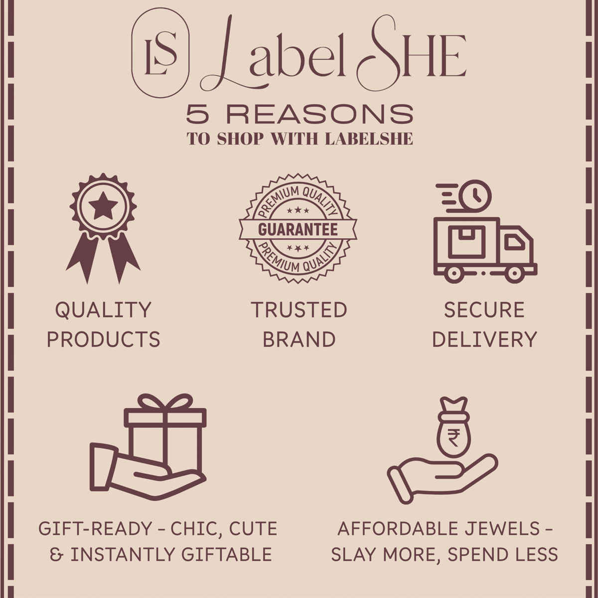 Label She Silver Plated AD Heart Adjustable Ring | LS-RNG-5257