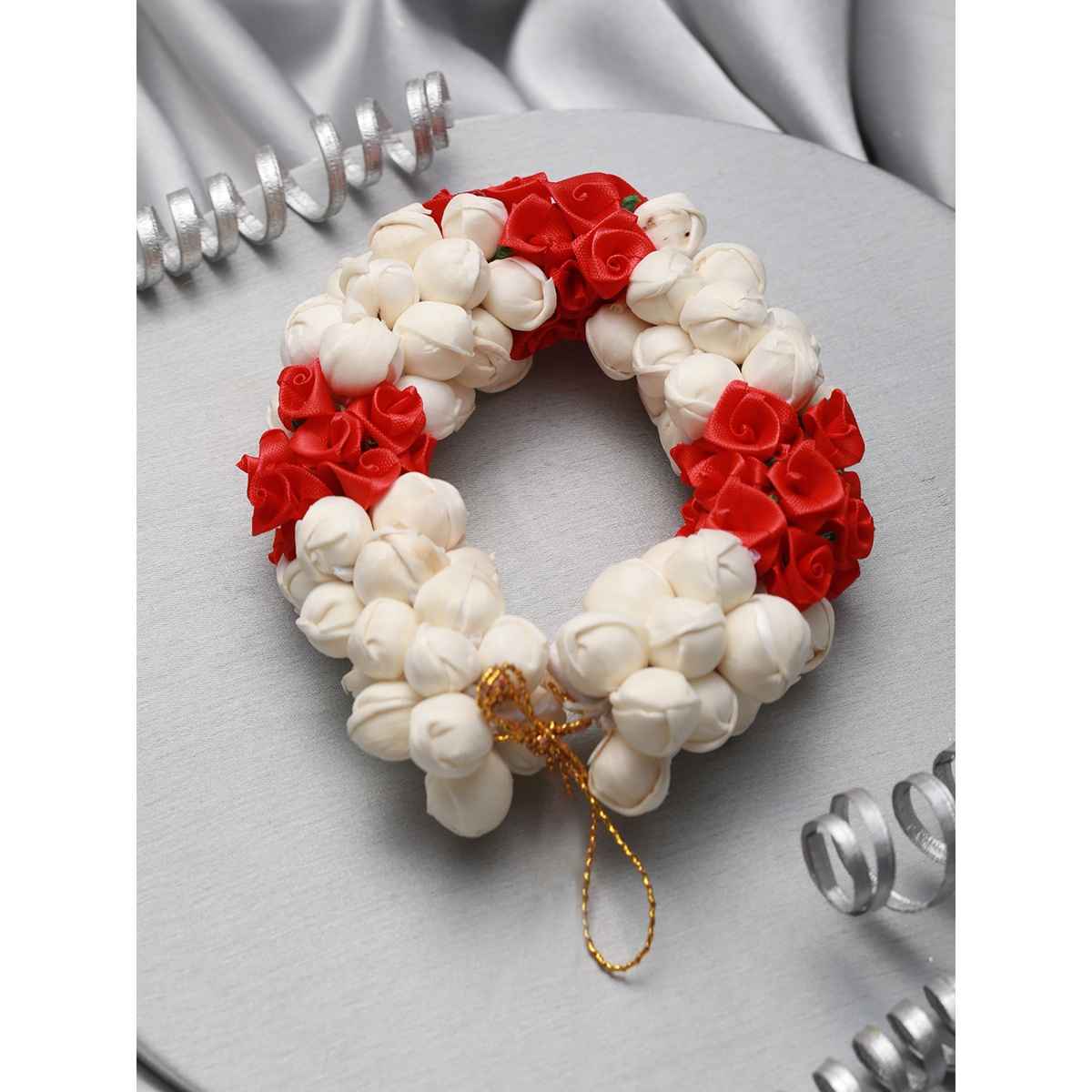 Aatmana Women Artificial Flower Embellished Hair Bun