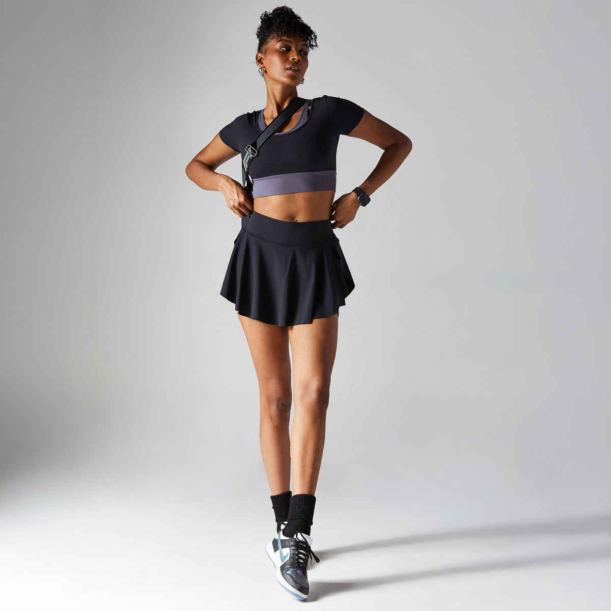 Cava Women's Tennis Skorts Swirl | Black - XL