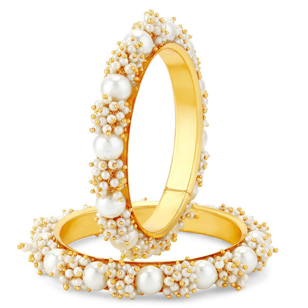 Sukkhi Ravishing Gold Plated Pear Bangle Set for Women - 2.6