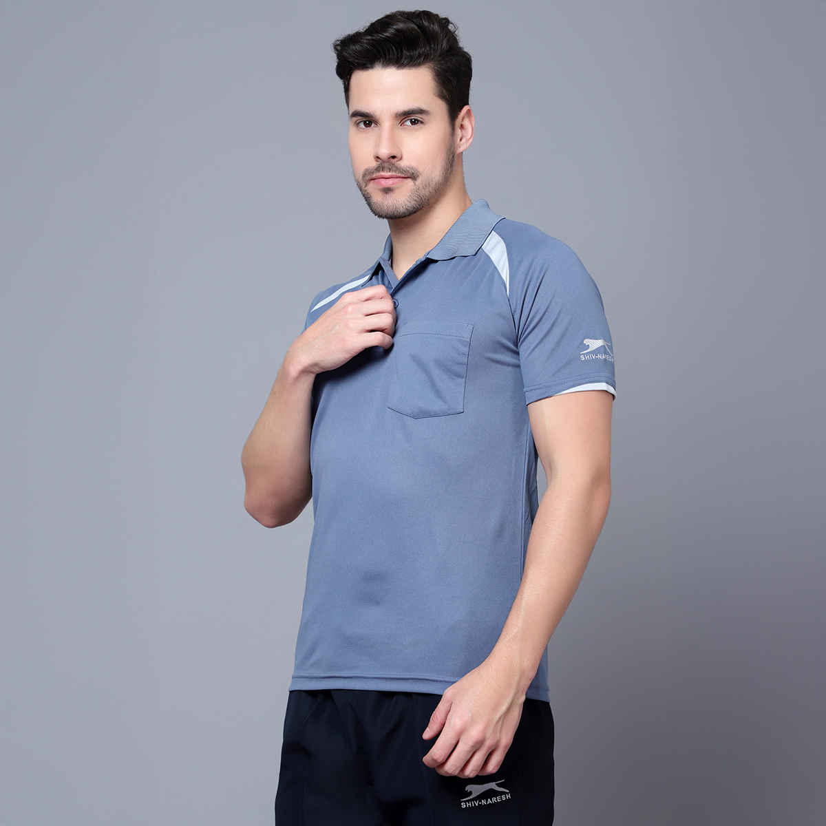 Shiv Naresh Men's T-Shirt | 396 | Dark Grey - S