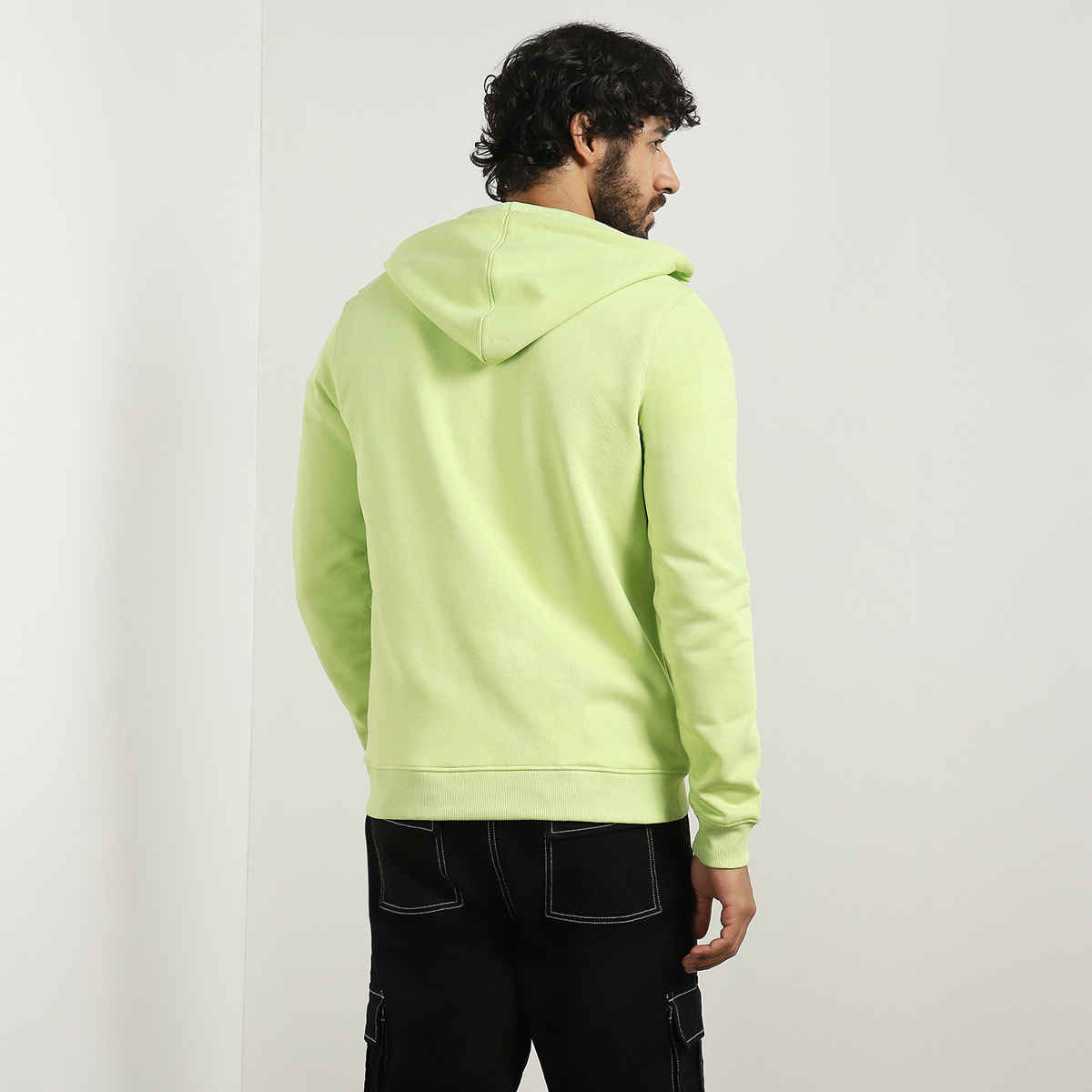 Nobero Men's Zipper Hoodie | Cool Matcha - M