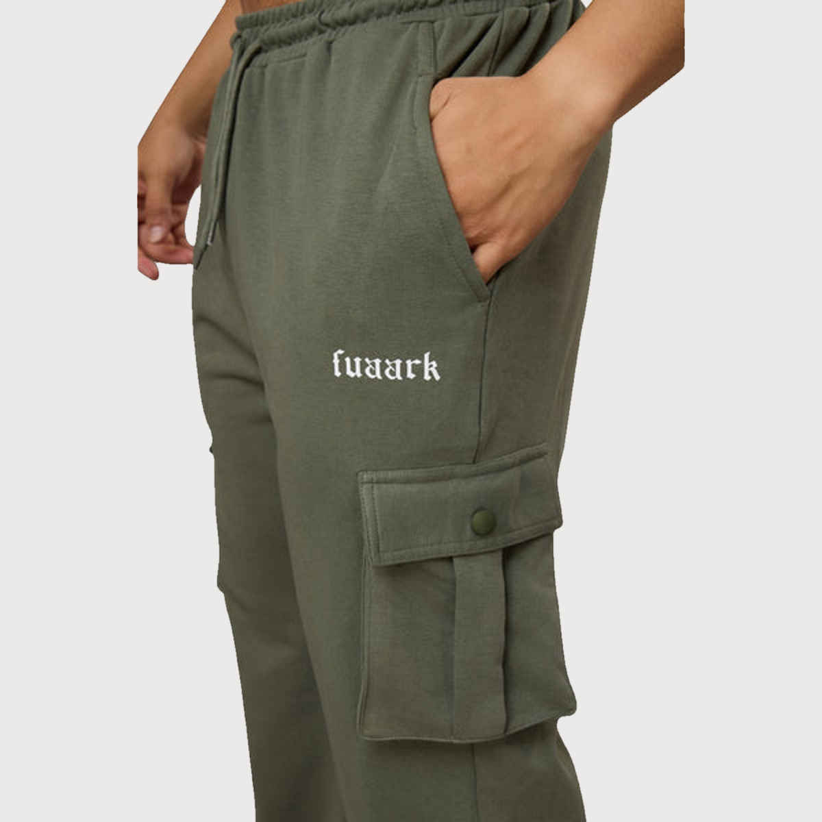 Fuaark Men's Pinnacle Pocket Pants Joggers | Olive - XL