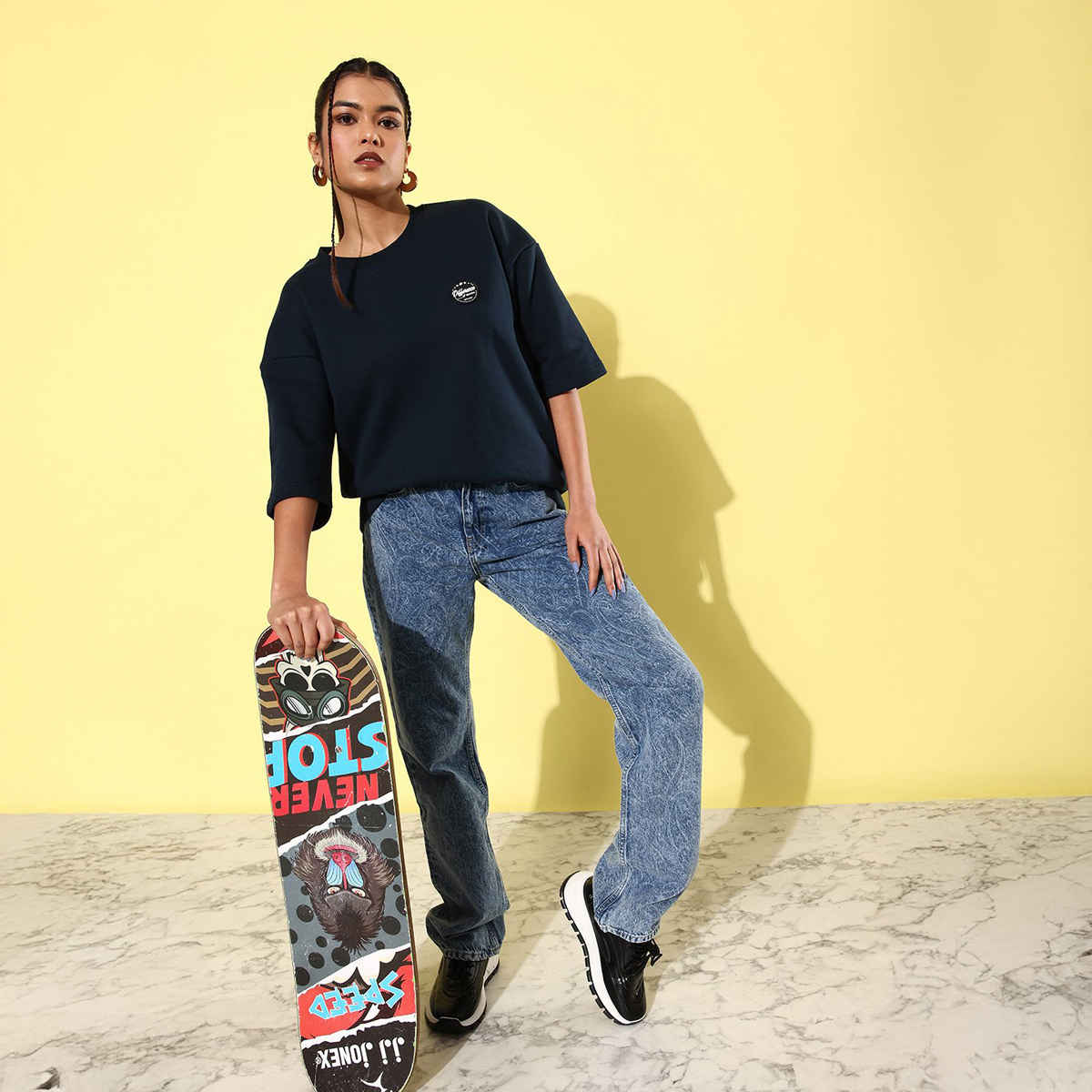 Difference Of Opinion Women's Sweatshirt | Dowswt031 | Navy - S