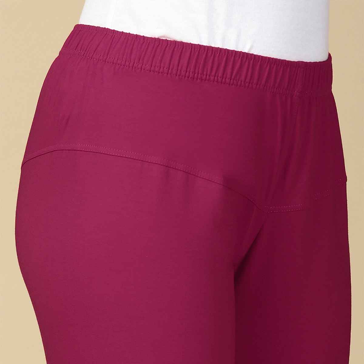 PYNK By Lux Cozi Women Ultra Soft 360 Stretch Premium Cotton Churidar Leggings | Falsa | Free Size