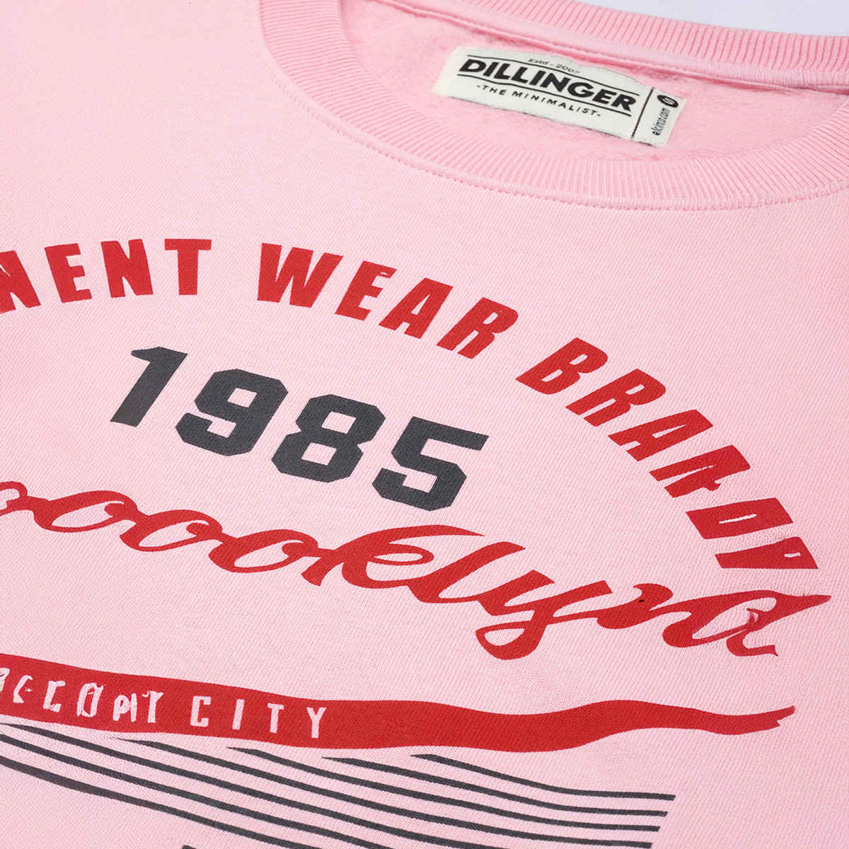 Dillinger Women's Sweatshirt | Dlwmnswt028 | Pink - XL