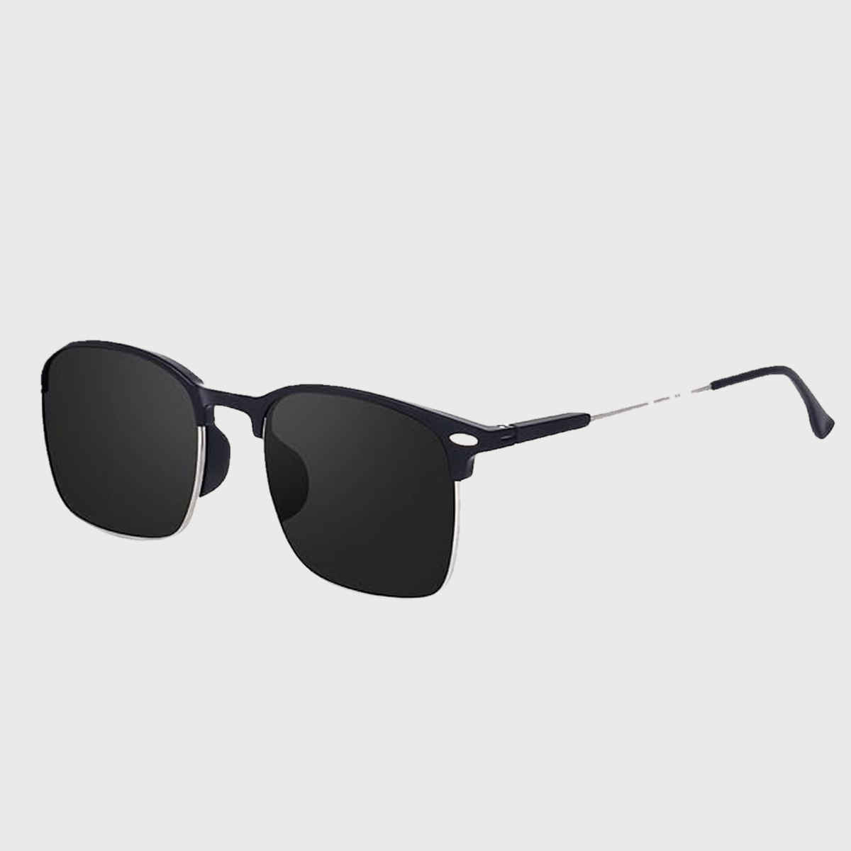 Peter Jones Unisex Solid Sunglasses | Black - One Size