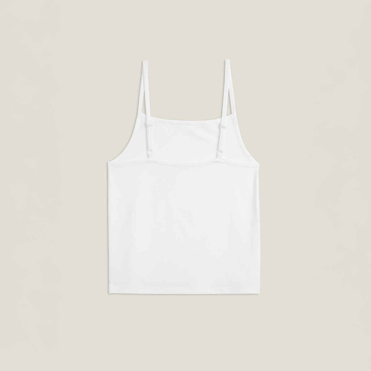 XY Life Spaghetti, Tencel Modal Spaghetti for girls, Antimicrobial - White+Skin | 7-8Y| Pack Of 2