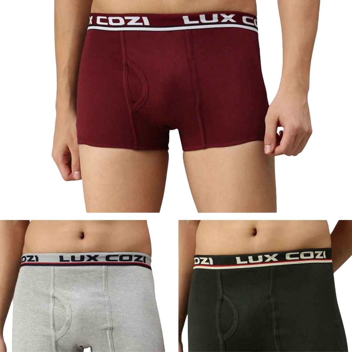 Lux Cozi Men's Solid Trunk | Assorted | 85 cm