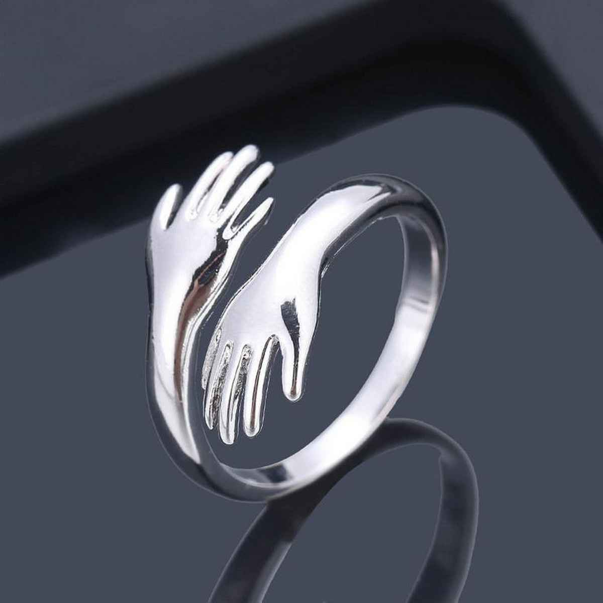Fashion Frill Women's Combo Rings Silver Onesize