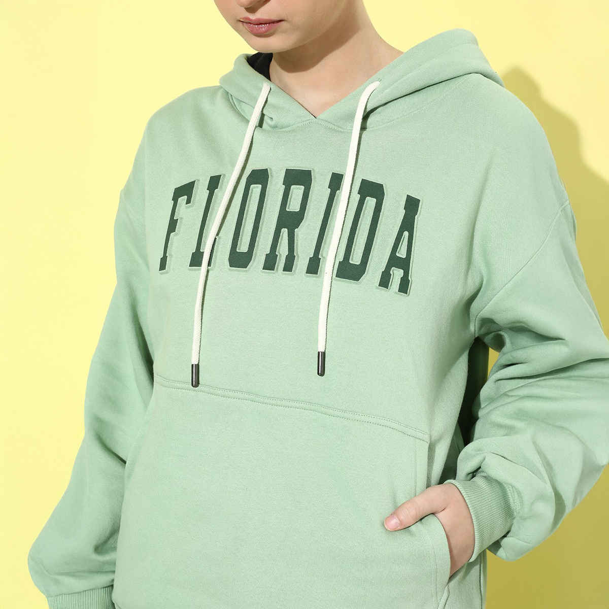 Dillinger Women's Sweatshirt | Dlwmnhd008P | Green - XL