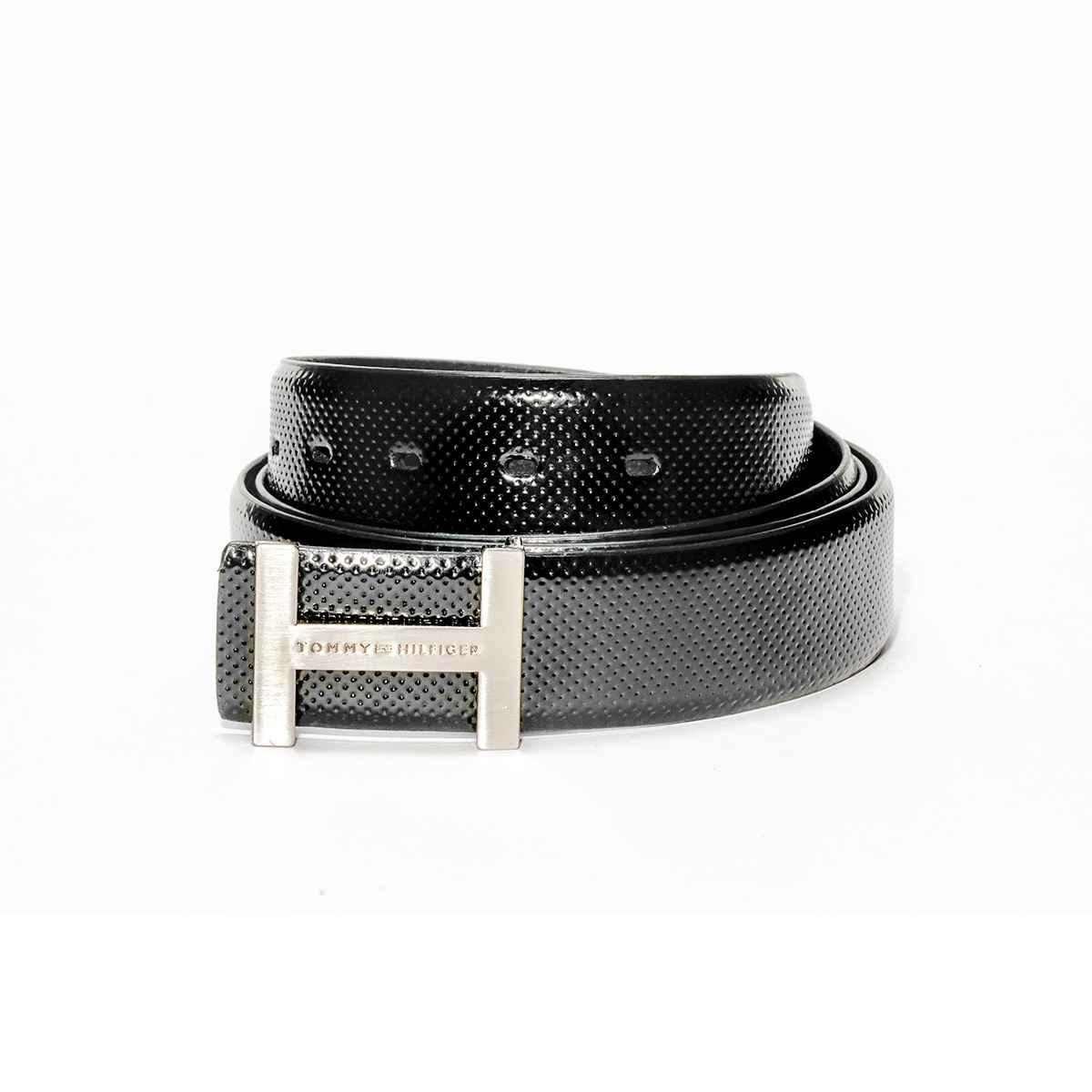 Tommy Hilfiger Men Yangy Casual Belt - Black (M - 90 cm)
