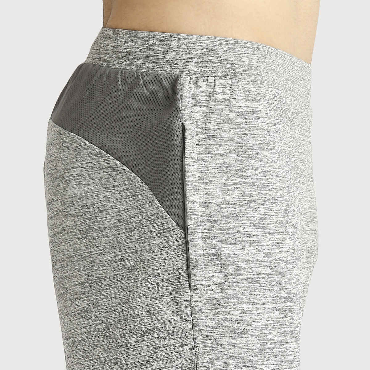 PlayR Men's Running Essential Shorts Polyester Spandex | Light Grey - L