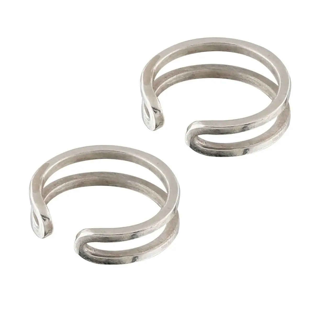 Unniyarcha 925 Silver Double Wired Toe Ring