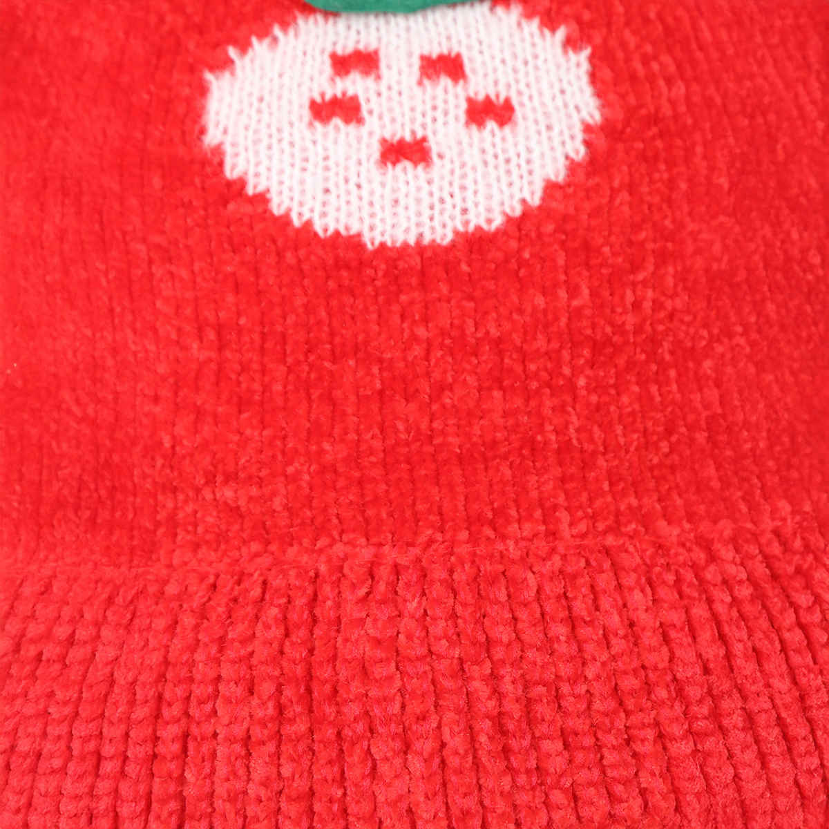 Fabseasons Unisex Faux Fur Bucket Hat | Red | 2 - 5 years