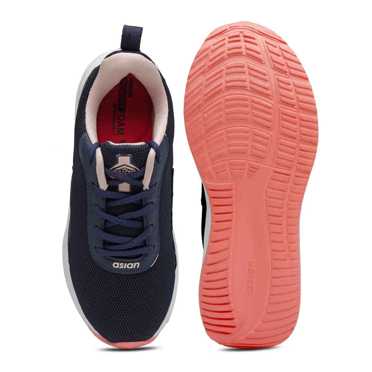 Asian Firefly-09 Women Navy Pink Sports Shoes (Size-6)