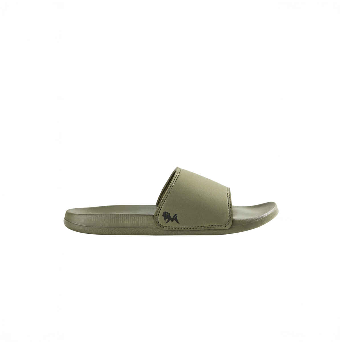 Neemans Unisex Eco Slides - Olive Green | UK 9
