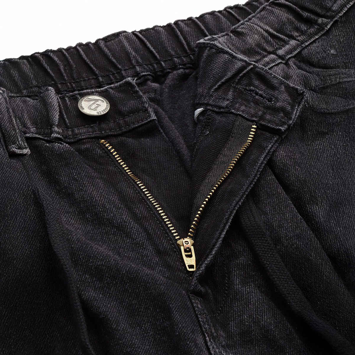 The Indian Garage Co Men's Relaxed Jogger Solid Casual Jeans | G711 | Grey - 32