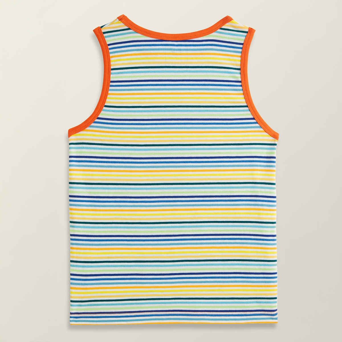 XY Life Kids Outer Vest for Boys, Antimicrobial Finish - Multi Stripes | 5-6Y | Pack Of 3