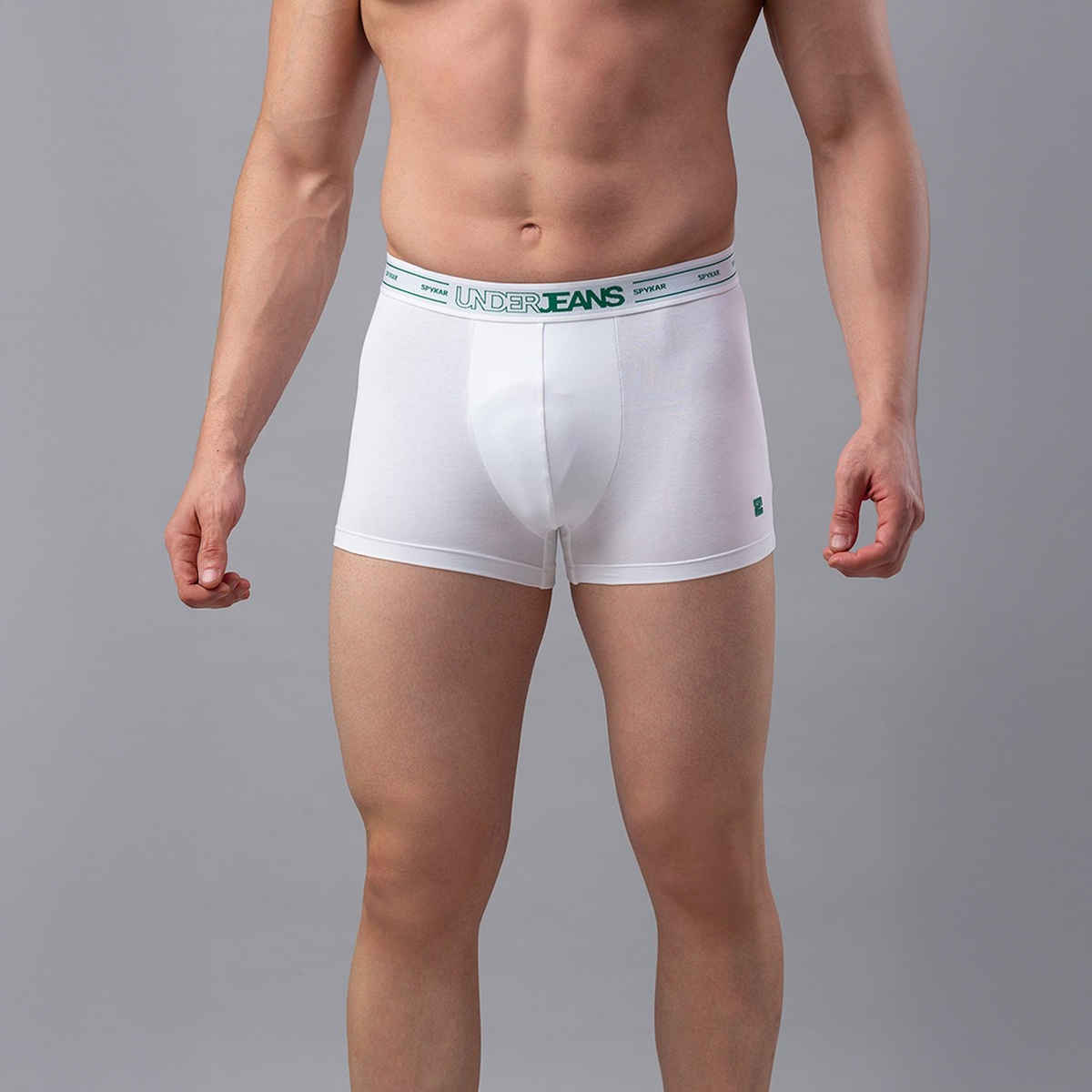 Underjeans by Spykar Men's | WhiteTrunk - L