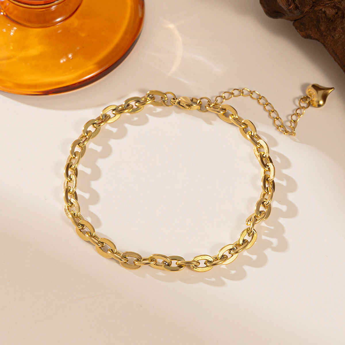 LabelShe Gold Plated Stainless Steel Rope Style Wraparound Bracelet | LS-BNG-16229