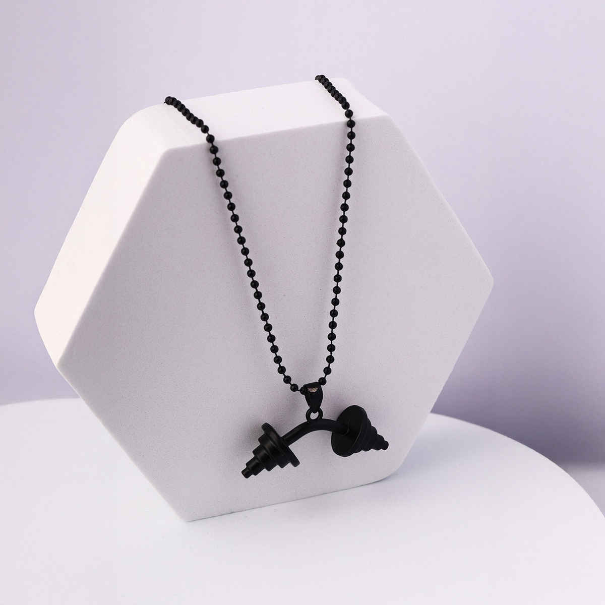 Priyaasi Men's Black Star Pendant And Chain (Bd-Ch-10119)