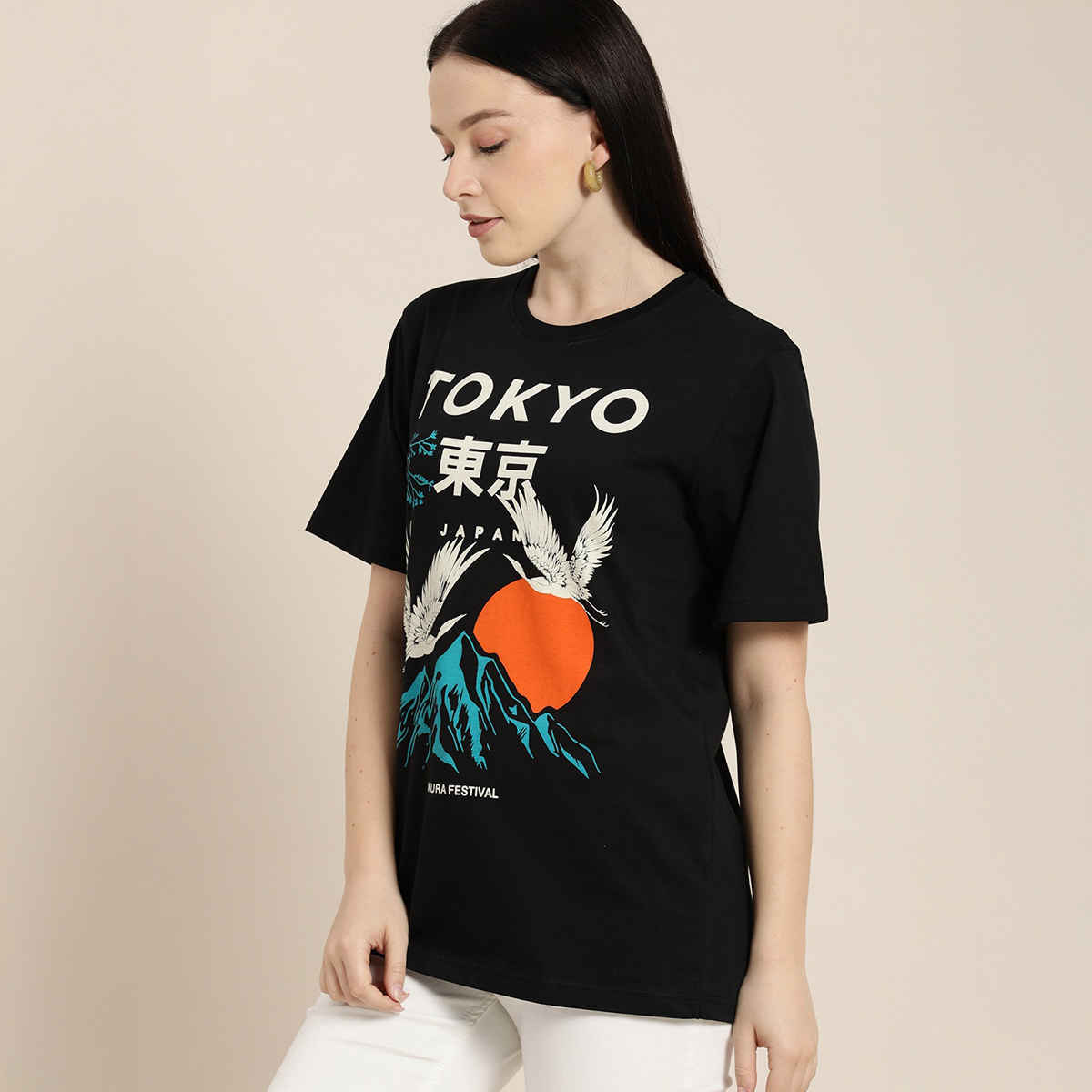 Difference of Opinion Women T-shirt - Black | Classic Fit | S