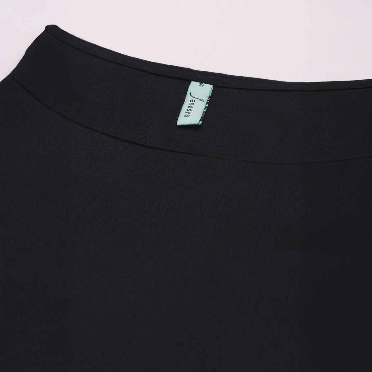 Janasya Women's Rayon Solid Kurta with Dupatta | SET327-KR-DPT | Black - L