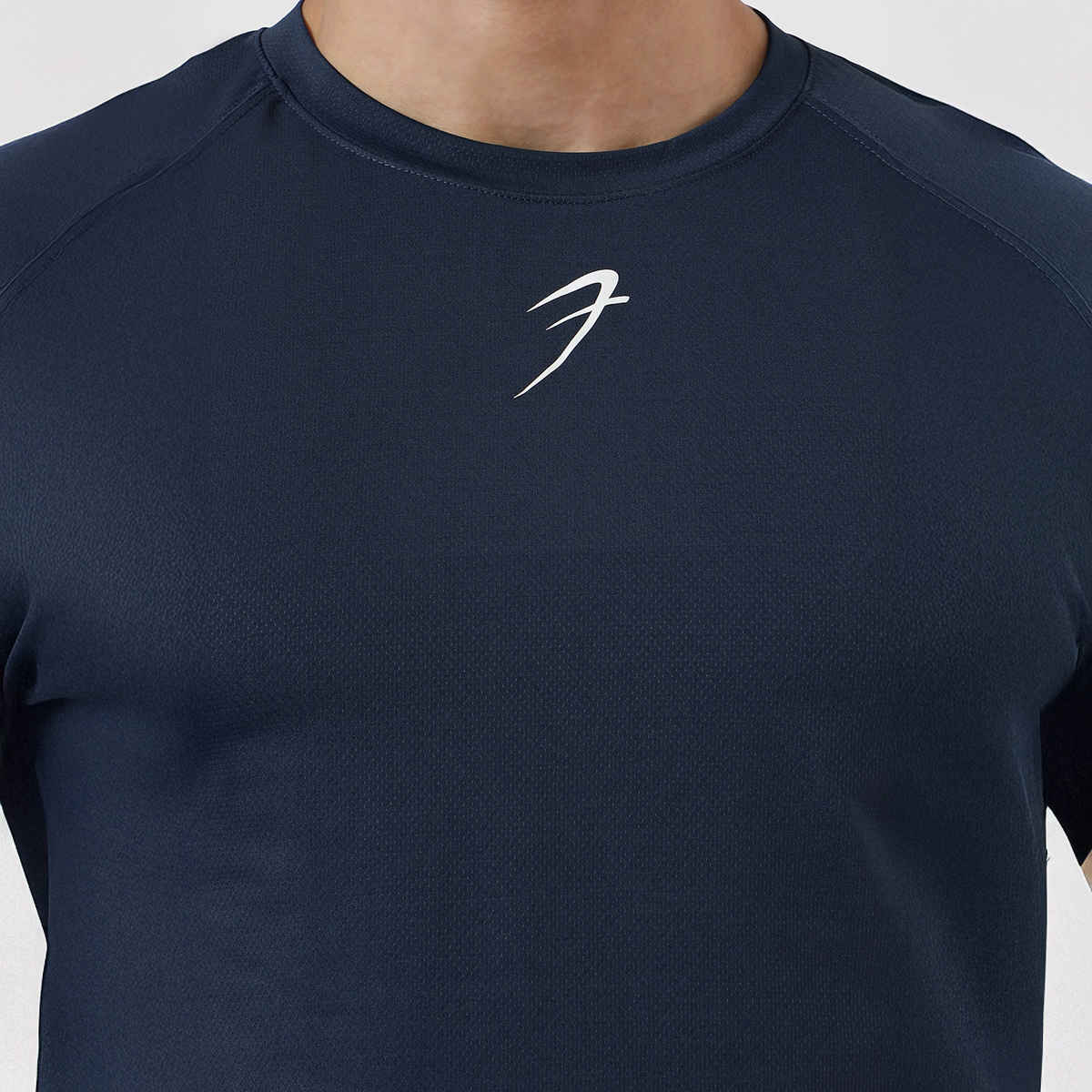 Fuaark Men's Core Full Sleeve GYM T-shirt | Navy - XL