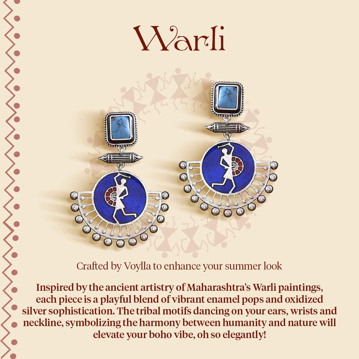 Voylla Warli Rangilo Maro Dholna Bracelet