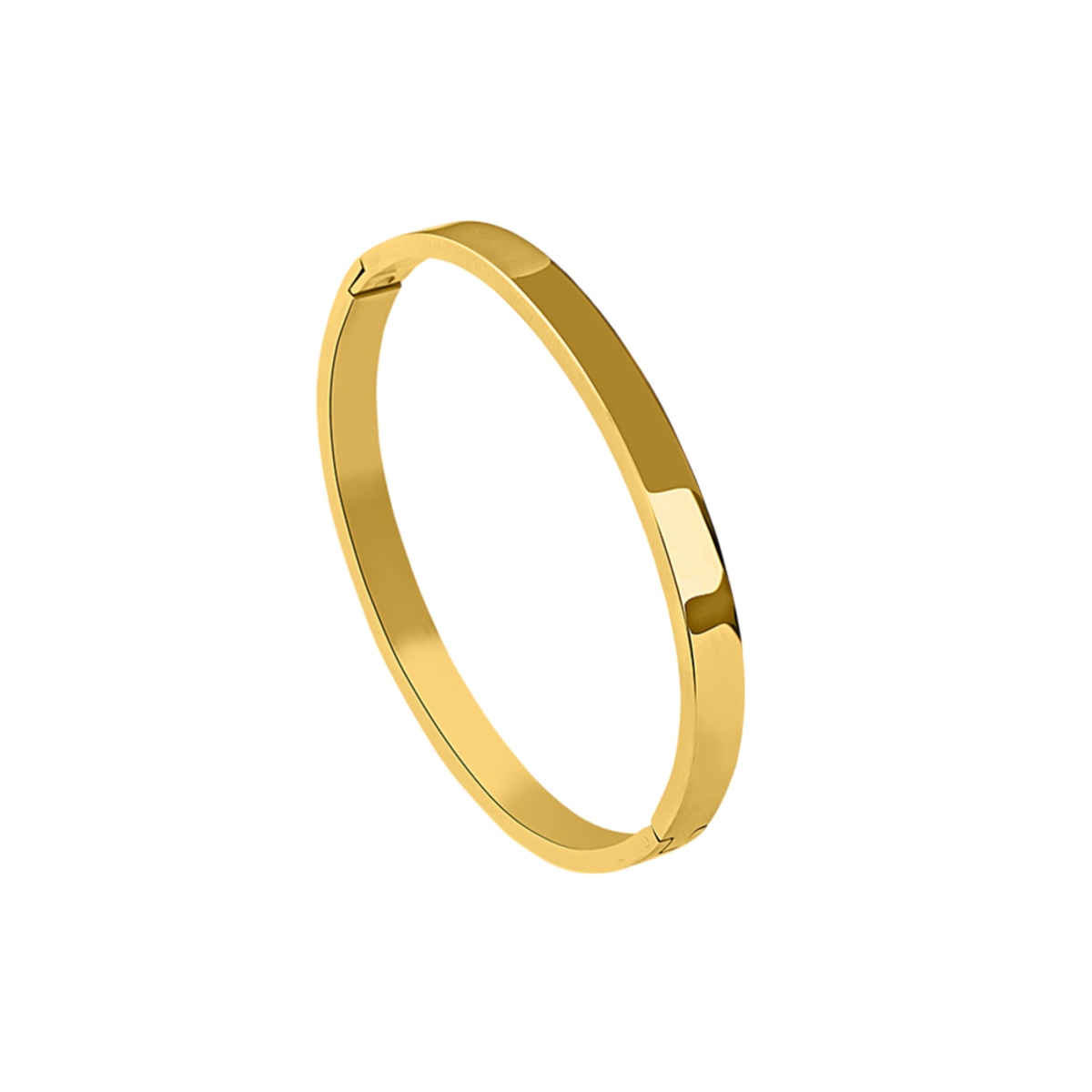 Palmonas Plain Stackable Bangle Bracelet |4Mm For Womens | Waterproof And Anti-Tarnish