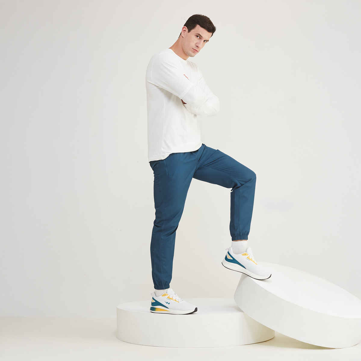 Campus Men's Camp Kripto Running Shoes | White | UK9