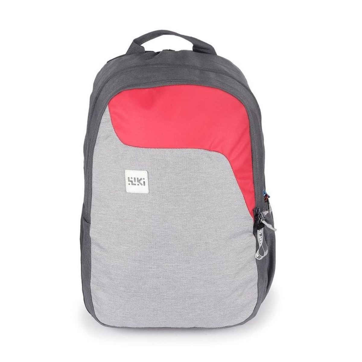WiKi Unisex Polyester 29.5 L Backpack | Black and Grey - L
