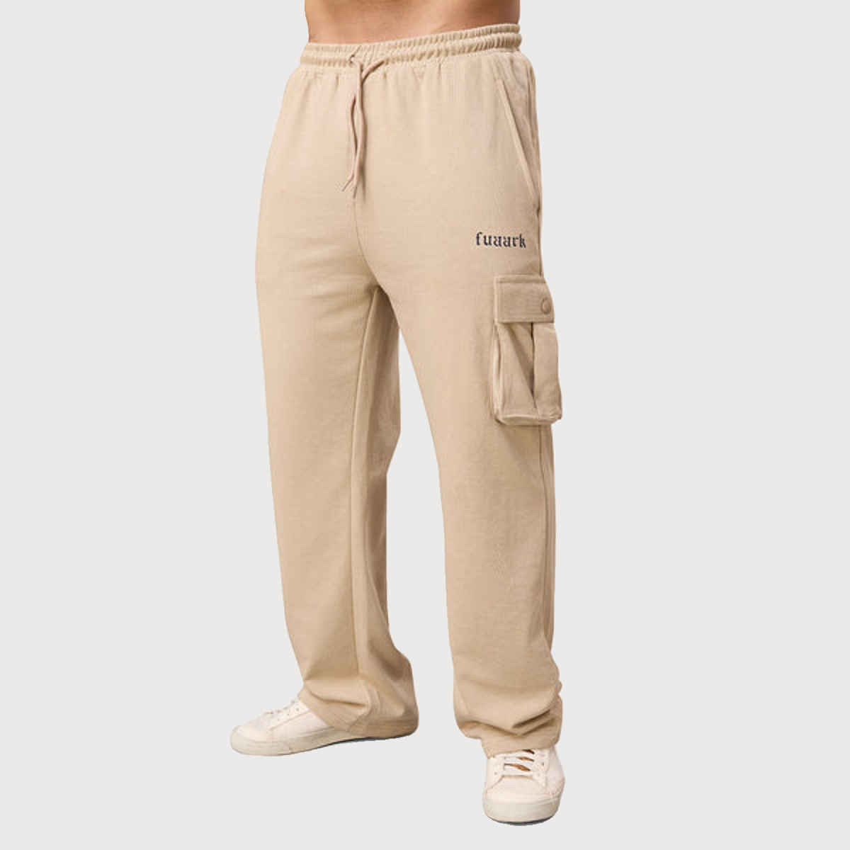 Fuaark Men's Pinnacle Pocket Pants Joggers | Beige - M