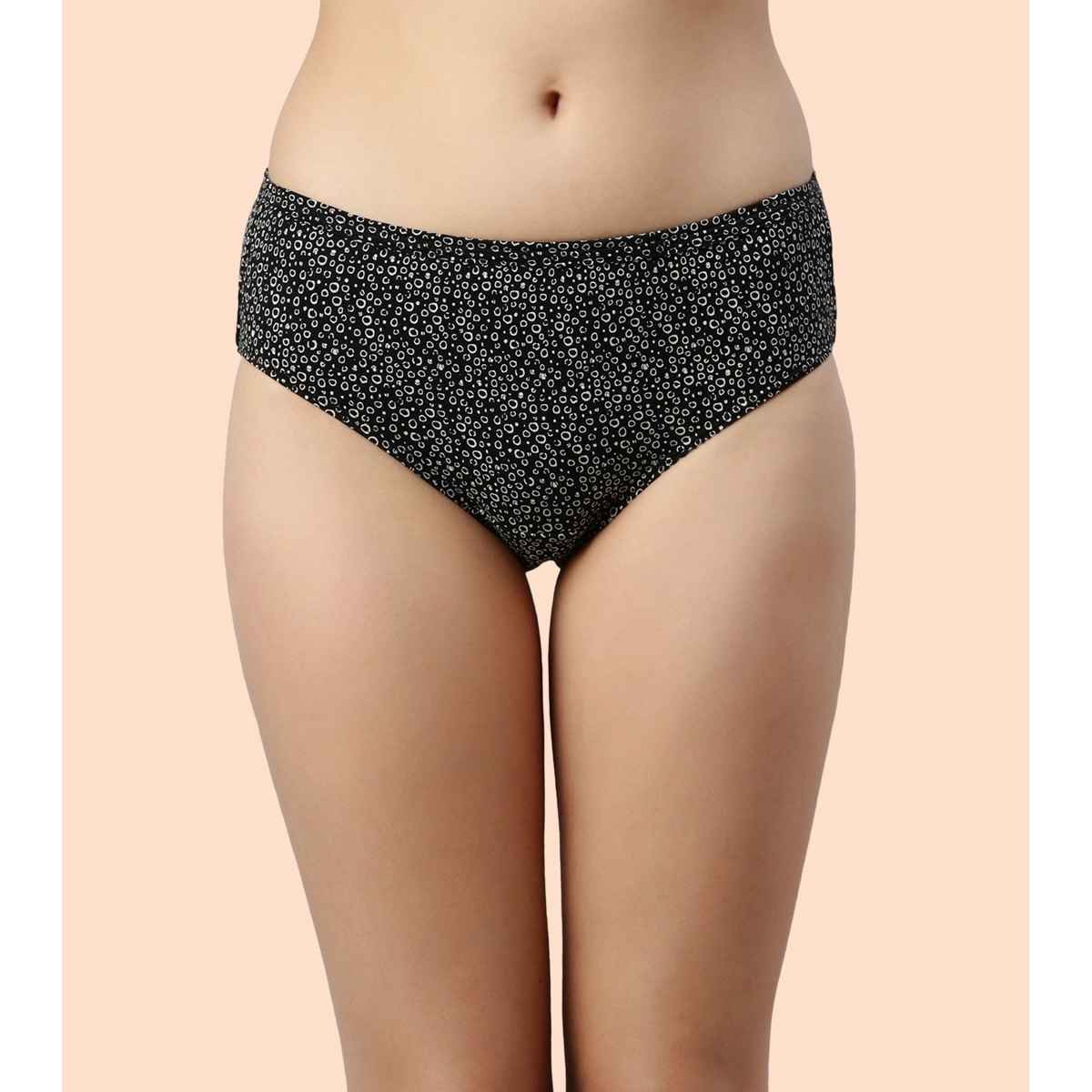 Enamor CH03-Cotton Classic Antimicrobial And Stain Release Finish Hipster Panty