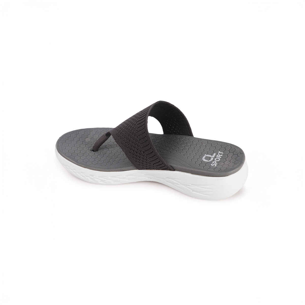 Carlton London Grey Comfortable Women's Flip Flops | UK 7