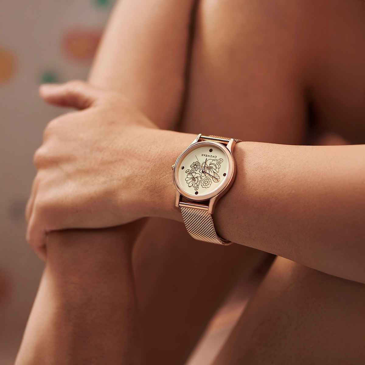 Teal by Chumbak Women's Round Dial Analog Hand Watch