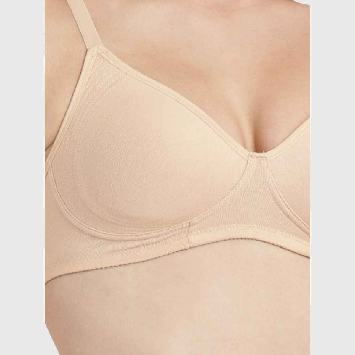 Enamor Women's A042 Side Support Shaper Fab-Cool Cotton Bra | Non Padded | Wirefree | Skin - 34C