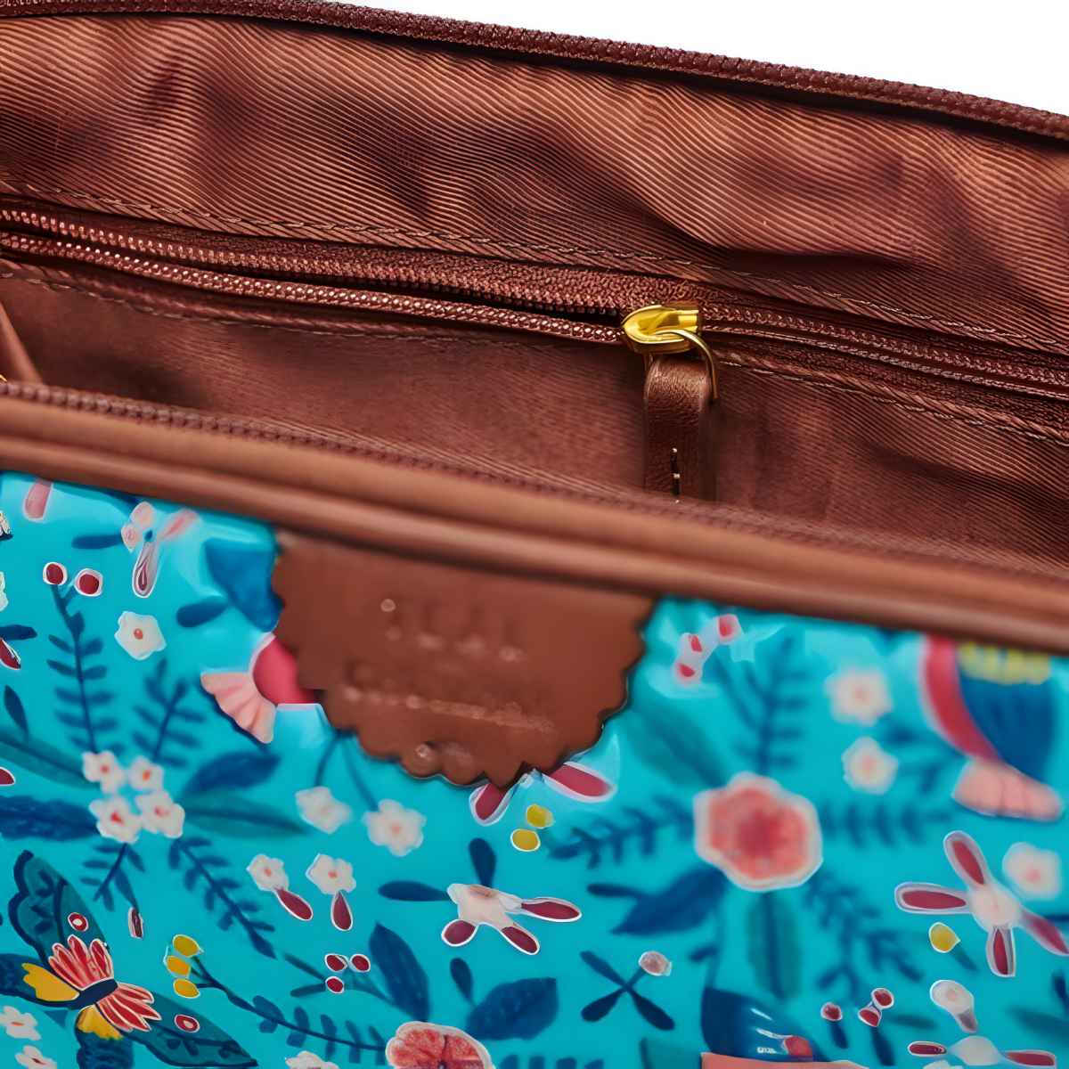 Chumbak Women's Canvas 1.5 L Sling Bag | Teal - One Size