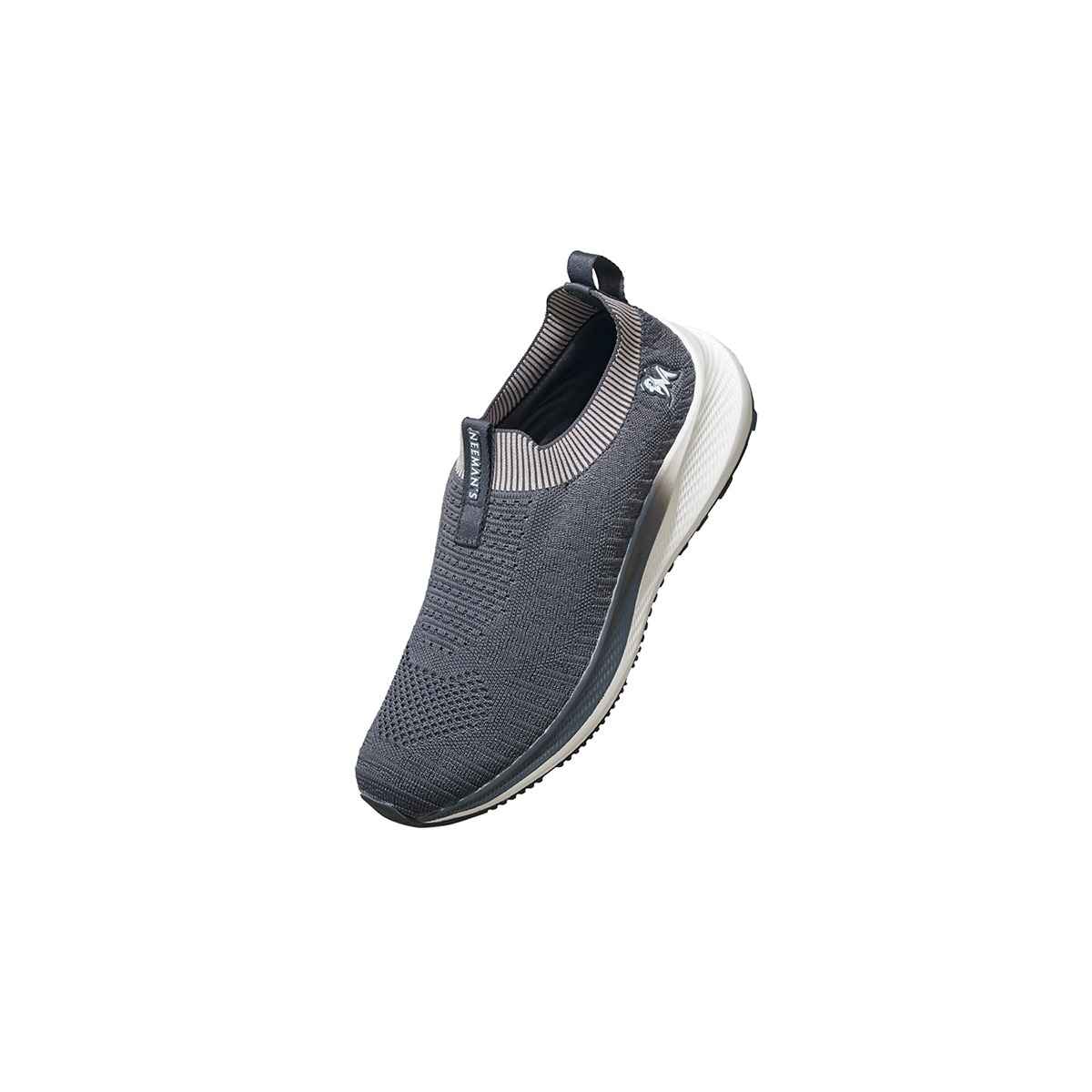 Neeman's Grip Fit Slip Ons | Grey | Size- 10
