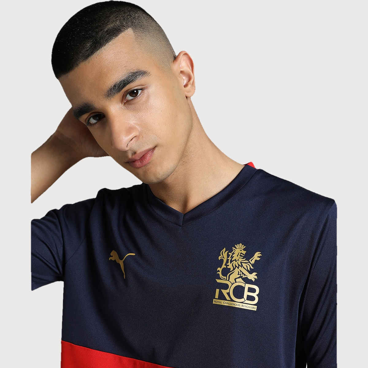 Puma Jersey Men's RCB Take Down M 2025 - Navy/Flame Scarlet | L