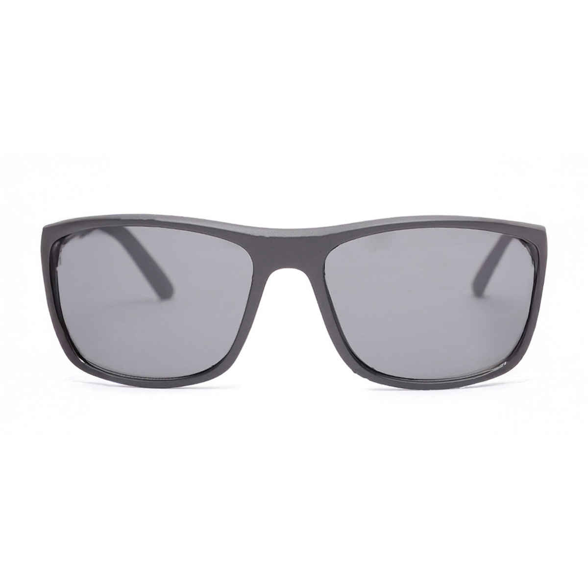 Specsmakers Unisex Solid Square Sunglasses | Black - Free Size