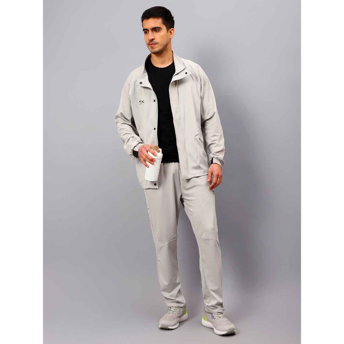 Shiv Naresh Unisex Tracksuit | SNTSW105M | Light Grey - M